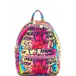 NEW - Multicolored Graffiti Backpack